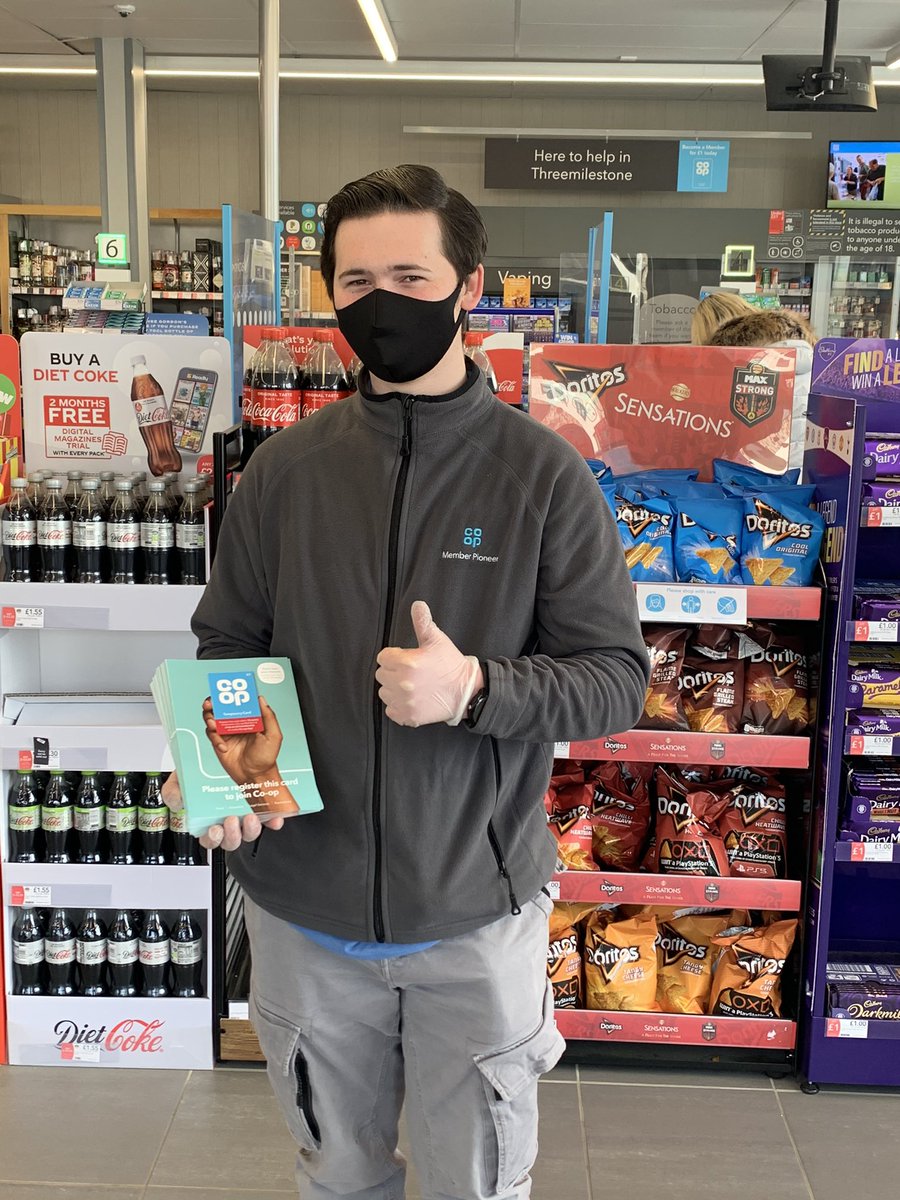 Membership Drive @Threemilestone Coop with Scott our Membership Pioneer.