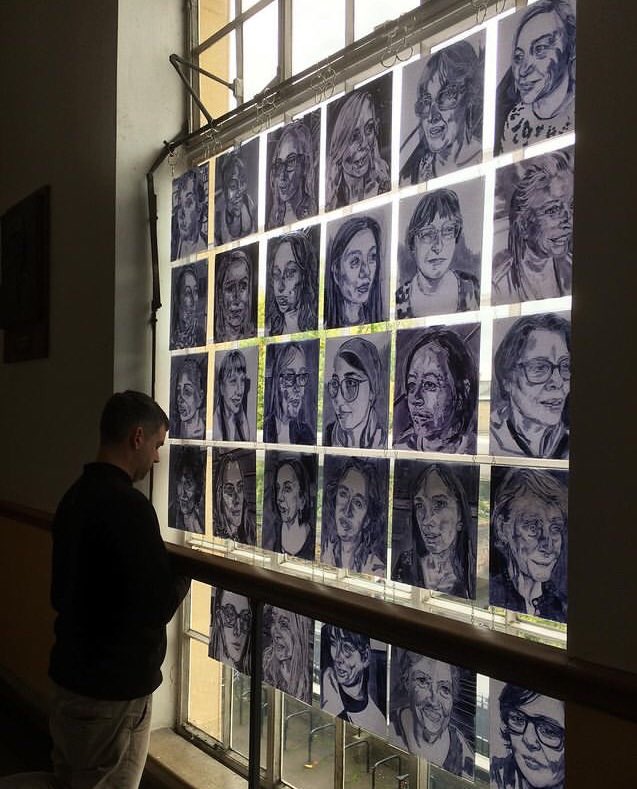 emmacopleyart's tweet image. #internationalwomensday is celebrated everyday @CamPathology Thrilled💥24 Portraits - Recovering and Reimagining Women’s Labour in Pathology @Cambridge_Uni is a permanent part of the art collection, funded last year for @theUL Rising Tide and part of @Cambridge_Fest #IWD2021