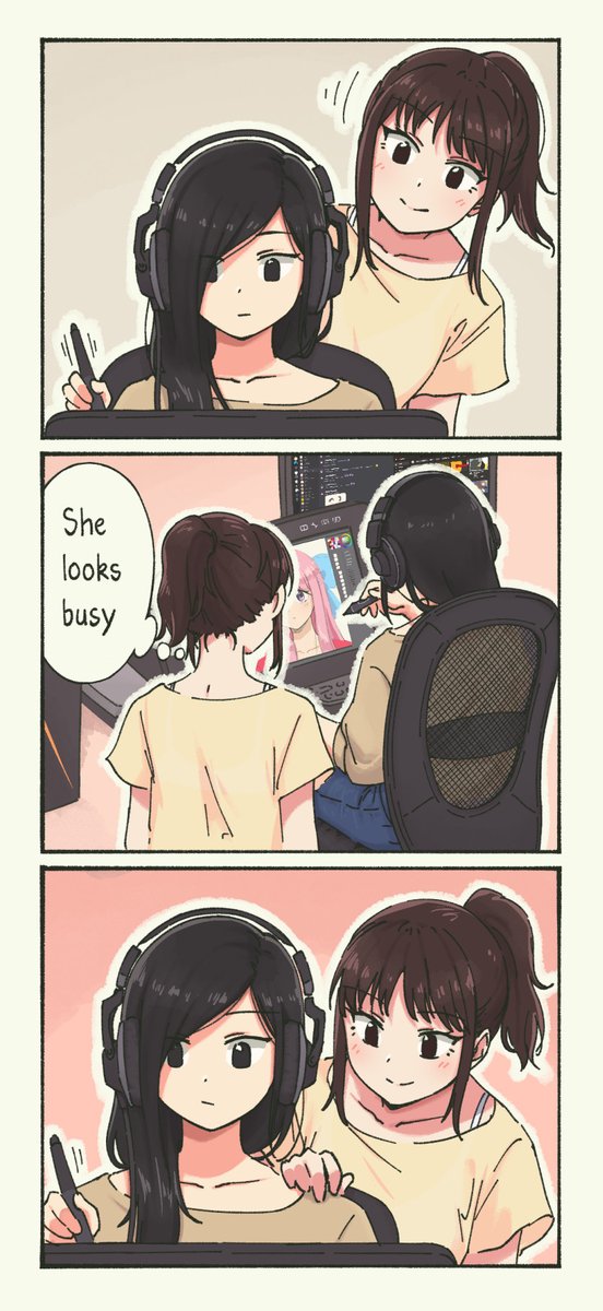 A short comic about me and my gf's first kiss. It was by accident actually, she meant to kiss me on the cheek but when she tapped my shoulder I turned around and she kissed me then walked off hahah. 