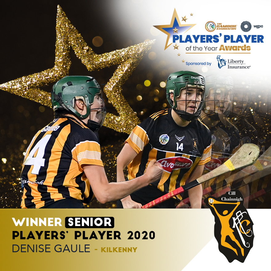 OfficialCamogie's tweet photo. 💫 Senior Players' Player of the Year💫

Congratulations Denise Gaule @KilkennyCamogie 🏆 

#CamogieAllStars2020 | @LibertyIRL | @WomensGPA https://t.co/mRpkq6SrW2