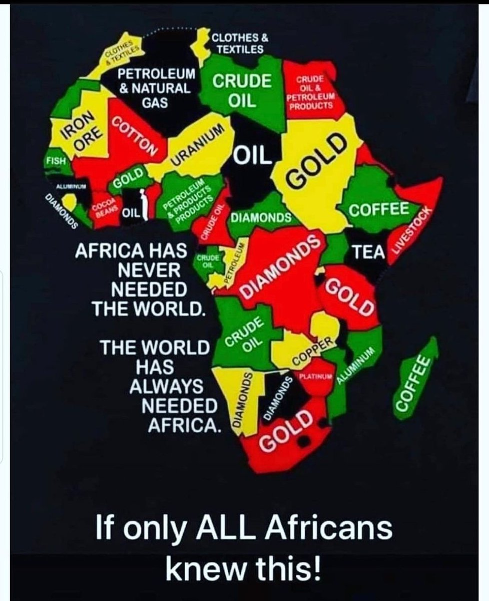 omobabaewe's tweet photo. In the wake of #coming2america and #blackhistorymonth (even though I believe Black History ought to be recognised every month) 

How can it be that Africa is the RICHEST continent in the world, Diamonds are produced in South Africa, Namibia, Botswana Liberia, and Sierra Leon but https://t.co/Gvw7O1DHrJ