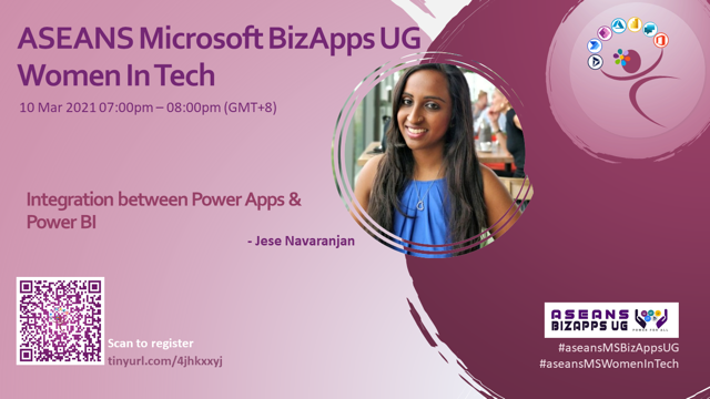 JeseNav2's tweet photo. Join me next Wednesday! for the Microsoft BizApps UG

Sign up below :D

#aseansMSBizAppsUG #PowerApps #PowerBI

https://t.co/lAu5RgK8Pp https://t.co/1c7IP33gZn