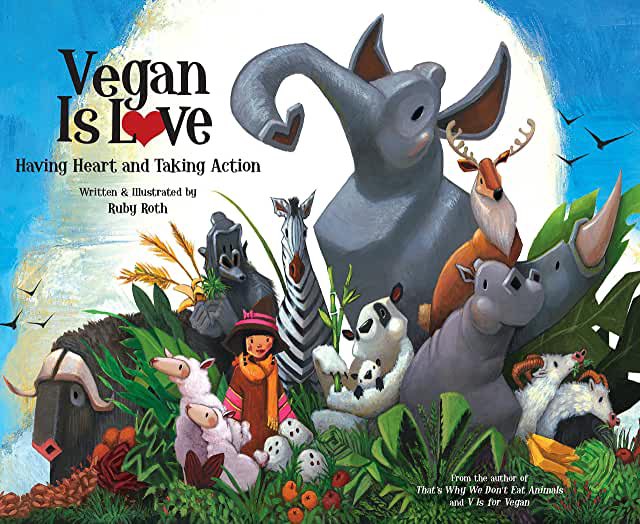 schmoozequeen's tweet photo. @nonballard 👍🌈❤️💛💙💚🧡❣️"Vegan Is Love"
Having Heart and Taking Action by #RubyRoth
#WorldBookDay #VeganChildren
@TheSkepticalV @agargmd @Veganella_ @TenacityMatters @Veganstella3 @VeganOlive1 @esthers_kitchen @EstherThePig @MercyForAnimals @veganfuture @YourDailyVegan @worldofvegan https://t.co/wLz7gW7KZV