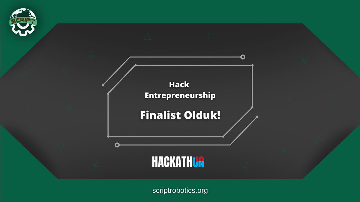 Script Robotics (@scriptrobotics) on Twitter photo Bu ay beşincisi düzenlenen Hackath10 yarışmasının “Hack Entrepreneurship” temasında “Eco-Home” projemiz ile yarışıyoruz. Bizlere bio’da bulunan linkten 5 yıldız vererek destek olabilirsiniz!
<a href="/hackath10/">Hackath10 / Hackathon</a> <a href="/EducatRobotics/">Educat Robotics #VEXRobotics</a> <a href="/EnverYucel/">EnverYucel</a> @nevzatkulaberoglu <a href="/nilcicek/">Nil Çiçek</a> <a href="/UgurOkullari/">Uğur Okulları</a> Bu ay beşincisi düzenlenen Hackath10 yarışmasının “Hack Entrepreneurship” temasında “Eco-Home” projemiz ile yarışıyoruz. Bizlere bio’da bulunan linkten 5 yıldız vererek destek olabilirsiniz!
<a href="/hackath10/">Hackath10 / Hackathon</a> <a href="/EducatRobotics/">Educat Robotics #VEXRobotics</a> <a href="/EnverYucel/">EnverYucel</a> @nevzatkulaberoglu <a href="/nilcicek/">Nil Çiçek</a> <a href="/UgurOkullari/">Uğur Okulları</a>