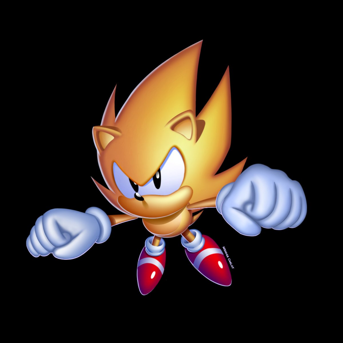 SUPER SONIC 2.0  Sonic, Sonic fan art, Classic sonic