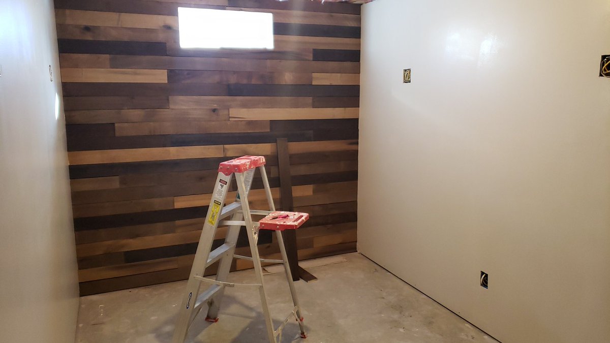 Paint done.  Moving on to flooring.