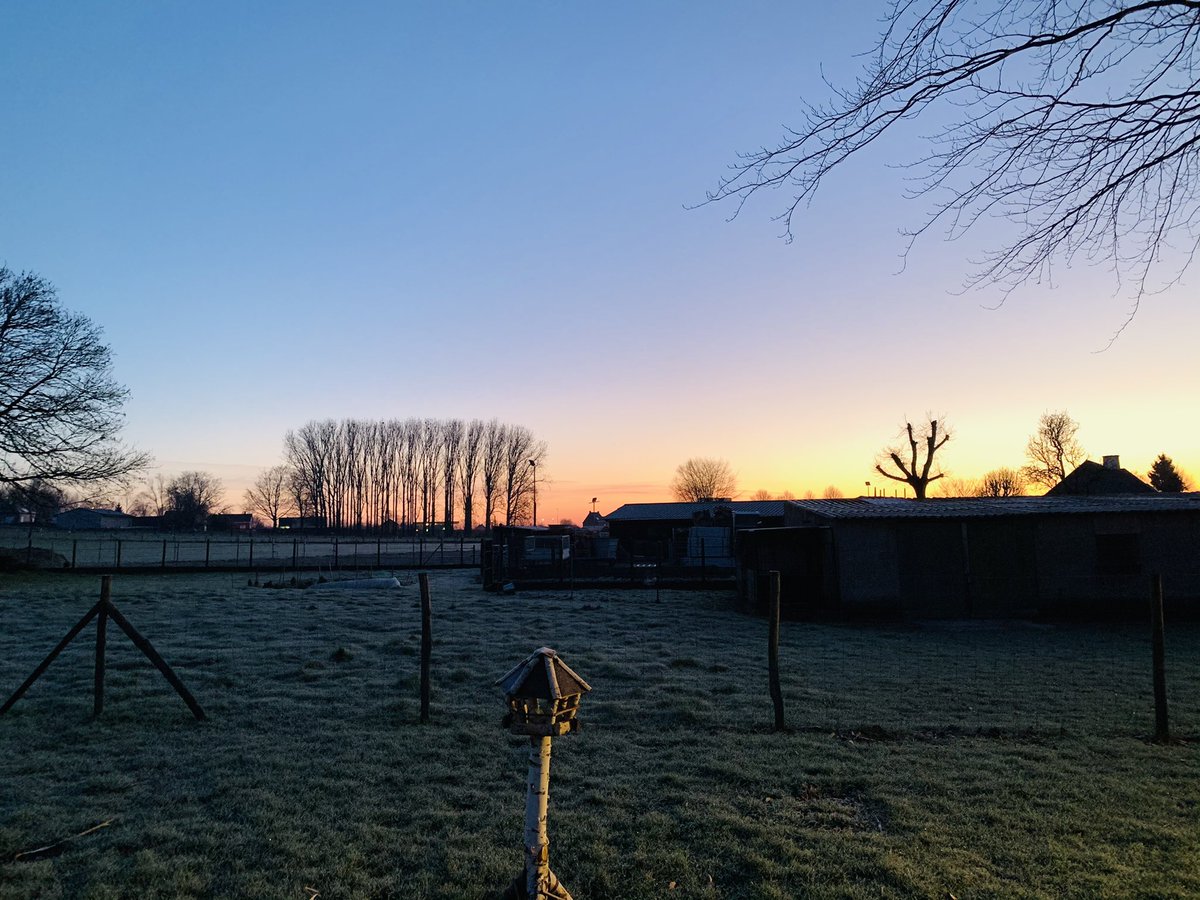 Zottegem om 6 u 52 mooije zonsopgang