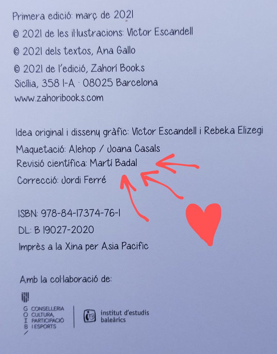 Martí Badal (@martibadal) on Twitter photo Moooolt orgullós del resultat final!
❤❤❤
I un plaer col·laborar amb <a href="/ZahoriBooks/">ZahoriBooks</a> en aquesta fantàstica col·lecció!
Aquest #SantJordi, reptes científics per a tota la família! Moooolt orgullós del resultat final!
❤❤❤
I un plaer col·laborar amb <a href="/ZahoriBooks/">ZahoriBooks</a> en aquesta fantàstica col·lecció!
Aquest #SantJordi, reptes científics per a tota la família!