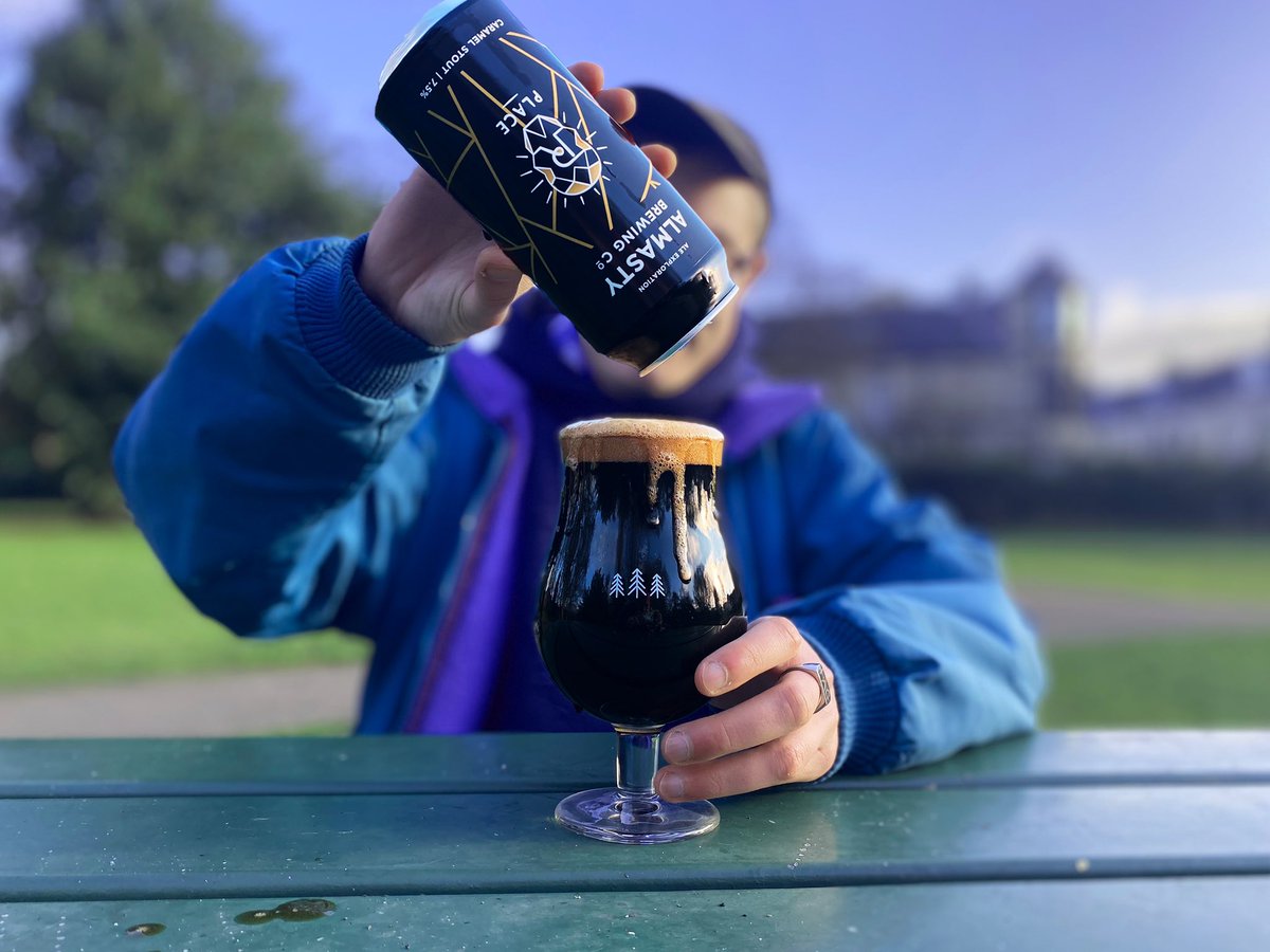 AlmastyBrewCo's tweet photo. Warm your cockles with our decadent Caramel Stout 7.5%. Our second donut Collab with @itsrplace 🍩
Available on our webstore! Link in bio!
#whywouldyoudrinkanythingelse #decedentstout #springsaturdays https://t.co/cxafa97IeF