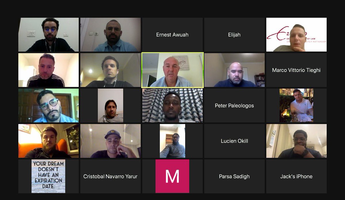 Pro_FAA's tweet photo. Another great session with our members getting their ideas regarding the upcoming FFAR. PROFAA is an invited stakeholder group engaged in the consultation process with FIFA. It's a pleasure for PROFAA to be in this position and we‘ll continue to give agents worldwide a voice. ⚽️ https://t.co/oeK2Tu1Az7