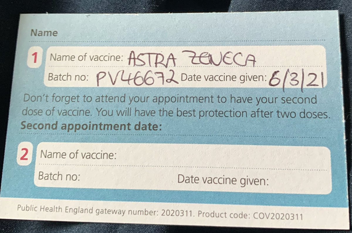 Vaccinated 🎉 Science really is incredible! It’s been a stressful and worrying year but there is finally some light at the end of the tunnel 😊 #vaccination #livingthedream
