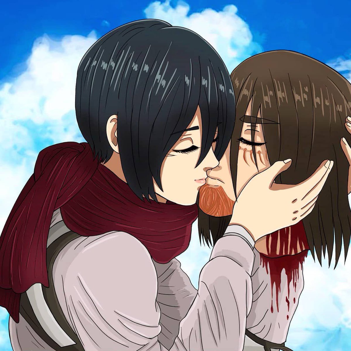 picture Eren X Mikasa Season 4 Fan Art eremika forever marilynsamson twitter