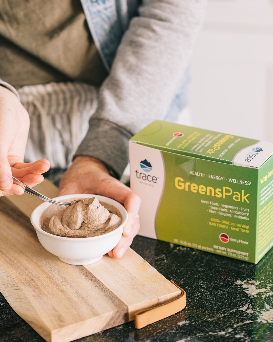 traceminerals35's tweet image. Make a quick chocolate or berry pudding as a gut-friendly treat! Mix a Greens Pak with a cup of Greek yogurt. Share it with friends as a delicious fruit dip!

traceminerals.com/product/greens…