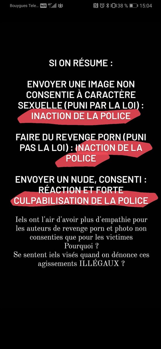 GuevaraaShe's tweet photo. @PoliceNationale Ni oublis ni pardon. Juste à vomir. Vous faite peur aux victimes. https://t.co/RsxSL3sCEP