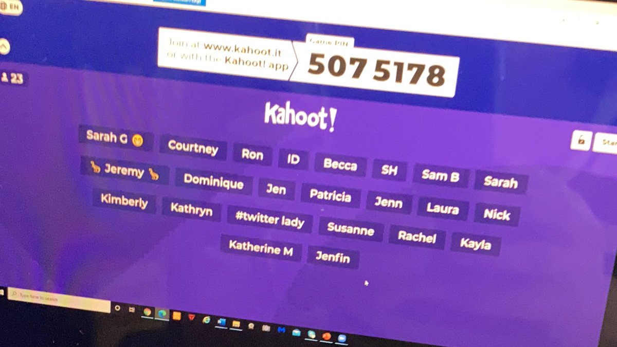 Using <a href="/GetKahoot/">Follow @Kahoot</a> to learn about our leap family!