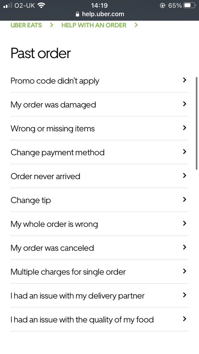 hke_george's tweet photo. @Uber_Support Which is the option for the order being ridiculously late? https://t.co/YDhWt41mio