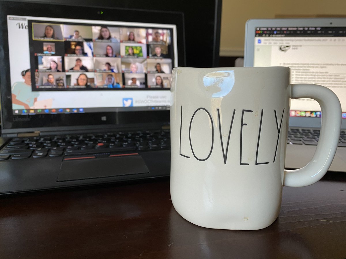 MsLovelyEDU's tweet photo. Starting my morning off right with @swoctm1 Saturday morning connect! #SWOCTMlearns https://t.co/WHnxjEVXvD