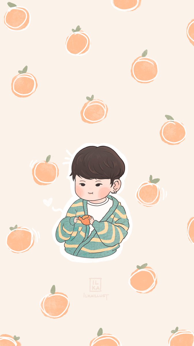 「tangerine yoongi wallpapers i made for m」ilka 🍊のイラスト