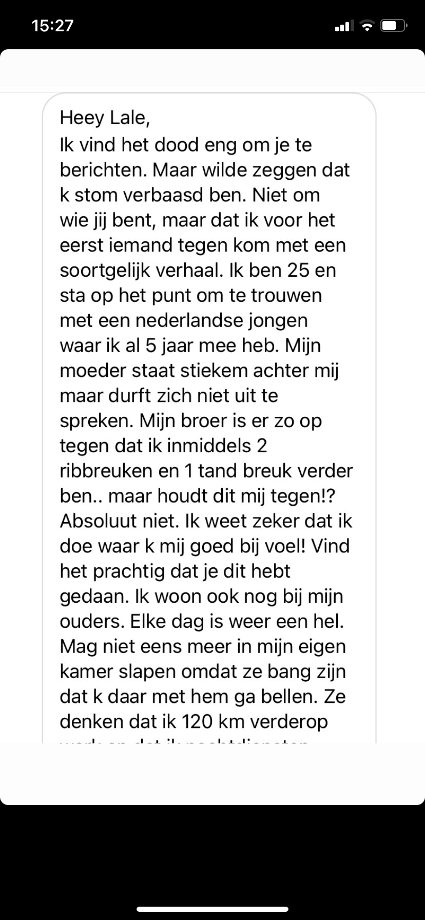 Lale Gul On Twitter Op Instagram Deel Ik Zo Veel Mogelijk Van De Berichten Die Ik Ontvang Duizenden Lotgenoten Dank Https T Co 0gtiu9dkad Twitter