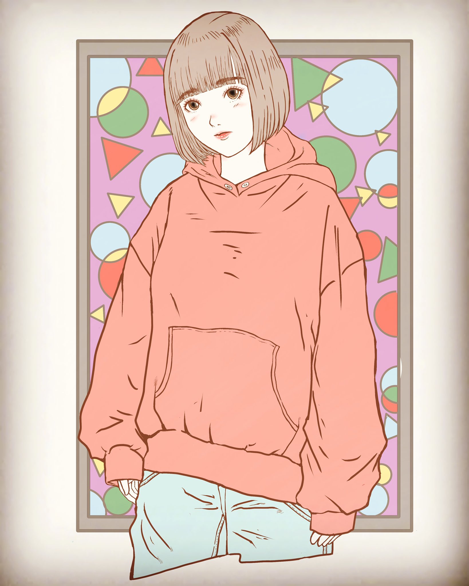 M Sa ボブヘア女子 イラスト描いてみた オリジナルイラスト イラスト好きな人と繋がりたい イラスト女の子 イラストヘアスタイル イラストファッション T Co zdpzprg2 Twitter