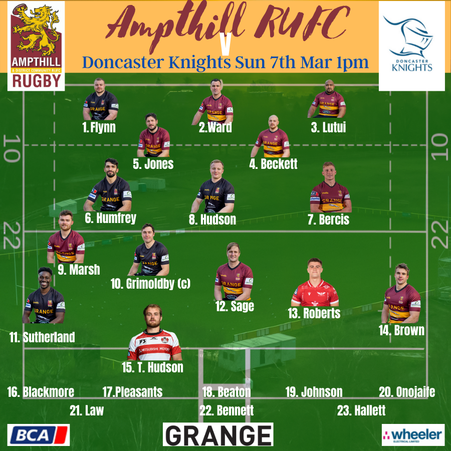 🏉🏉 GAME DAY 🏉🏉

🏉 <a href="/DoncasterKnight/">Doncaster Knights 🏉</a> 
🏆 <a href="/Champrugby/">Champ Rugby</a> 
🏟️ Dillingham Park - The <a href="/GRANGEMOTORS/">Grange Motors</a> Bowl!
📅 TODAY 
⏰ 1.00pm Kick-Off Show Starts at 12.45 
📺 tinyurl.com/ARUFCStreams
🎙️ <a href="/WMuggleton/">Warren Muggleton</a> &amp; <a href="/ampthilldan/">Dan Phillips</a> 
📕 @MatchDayInfo_ 

Enjoy the game from home - Let's Go A's!