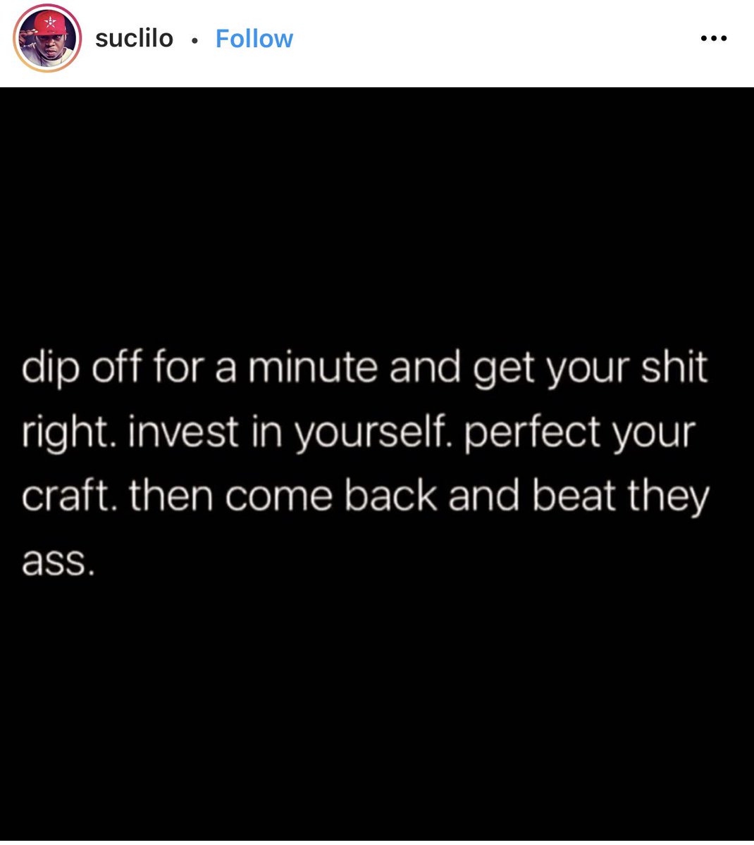 Speaks VOLUMES. 💯🙌