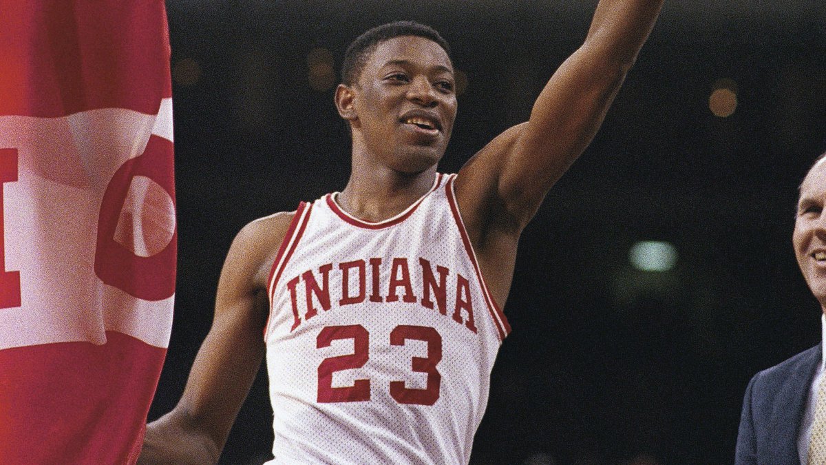 AJ Guyton Indiani Hoosiers Vintage Starter Authentic Basketball Jersey (40)