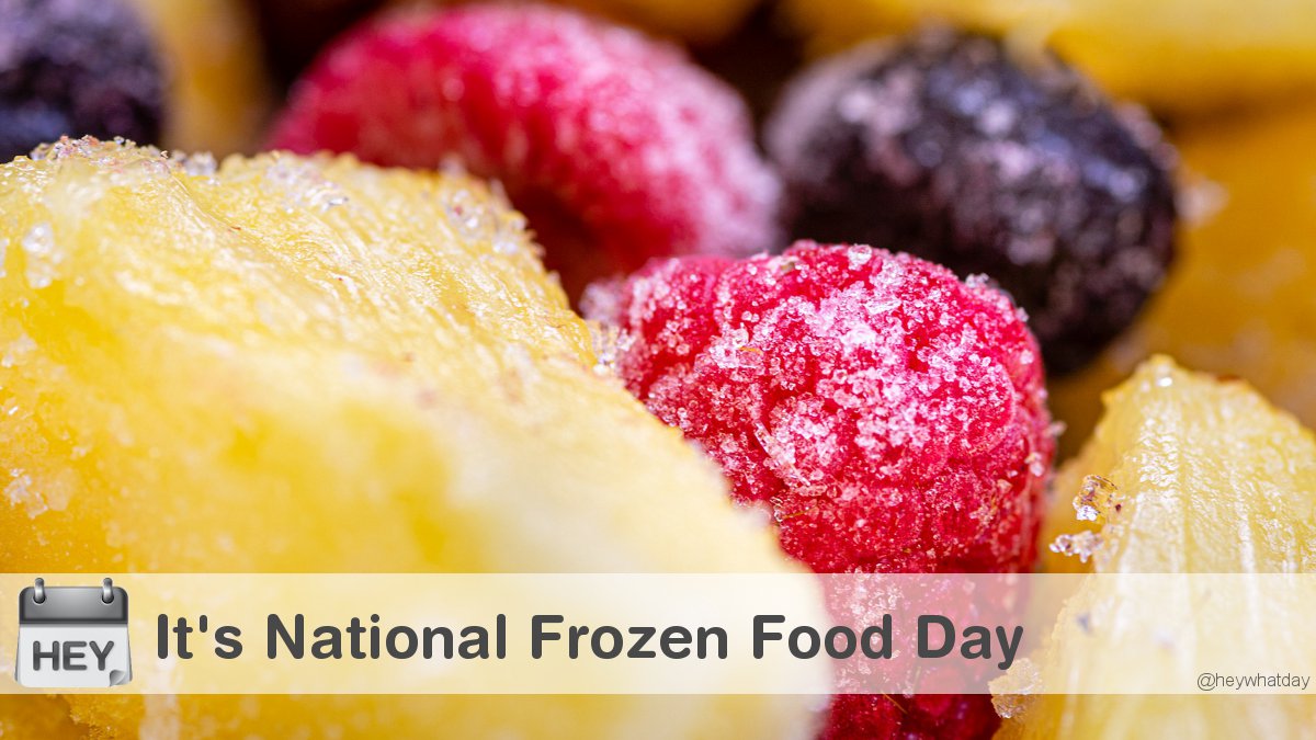 It's National Frozen Food Day! 
#NationalFrozenFoodDay #FrozenFoodDay