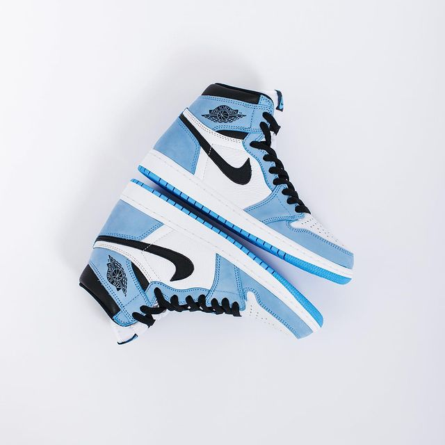 snipes air jordan 1 high university blue