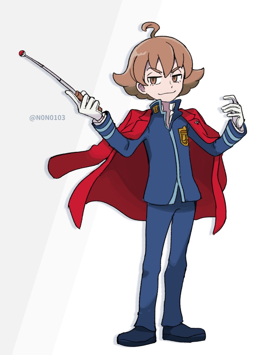 ポケモン ポケモン風絵柄の弓彦を描いてみたかったので 一柳弓彦版深夜の真剣お絵描き60 のの 原稿中のイラスト