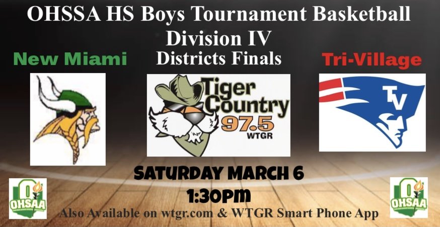 <a href="/TriVillageHoops/">Tri-Village High School Boys Basketball</a> <a href="/Alex_Mikos/">Alex Mikos</a> <a href="/TV_AthleticDept/">Tri-Village Athletic Department</a> @ccc_eventsman <a href="/NMVBasketball/">New Miami HS Boys Basketball</a> <a href="/MiamiValleyConf/">Miami Valley Conference</a> <a href="/truhoopzhs/">TruHoopz</a> <a href="/937HoopDreams/">937HoopDreams</a> <a href="/mvhoopvault/">Miami Valley Hoop Vault</a>