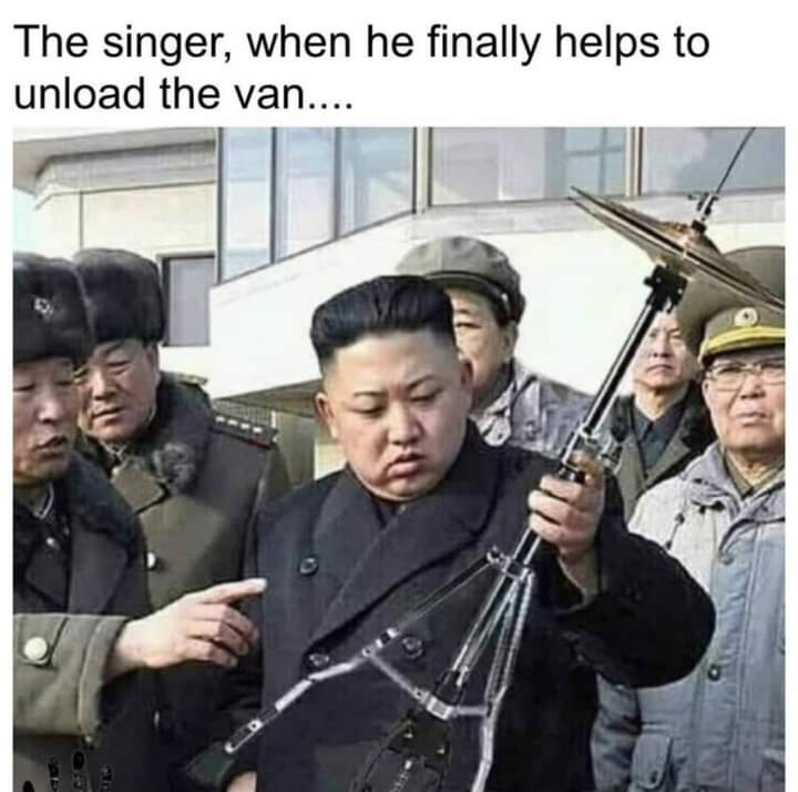 Listen we just- just need to be well rested for the set obviously.. duh you wouldn't get it...