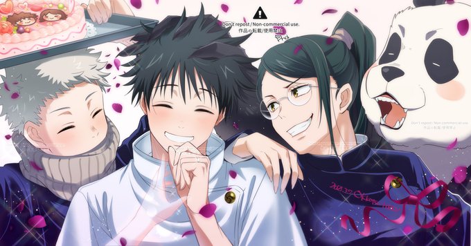 乙骨憂太誕生祭21 のtwitterイラスト作品 人気順