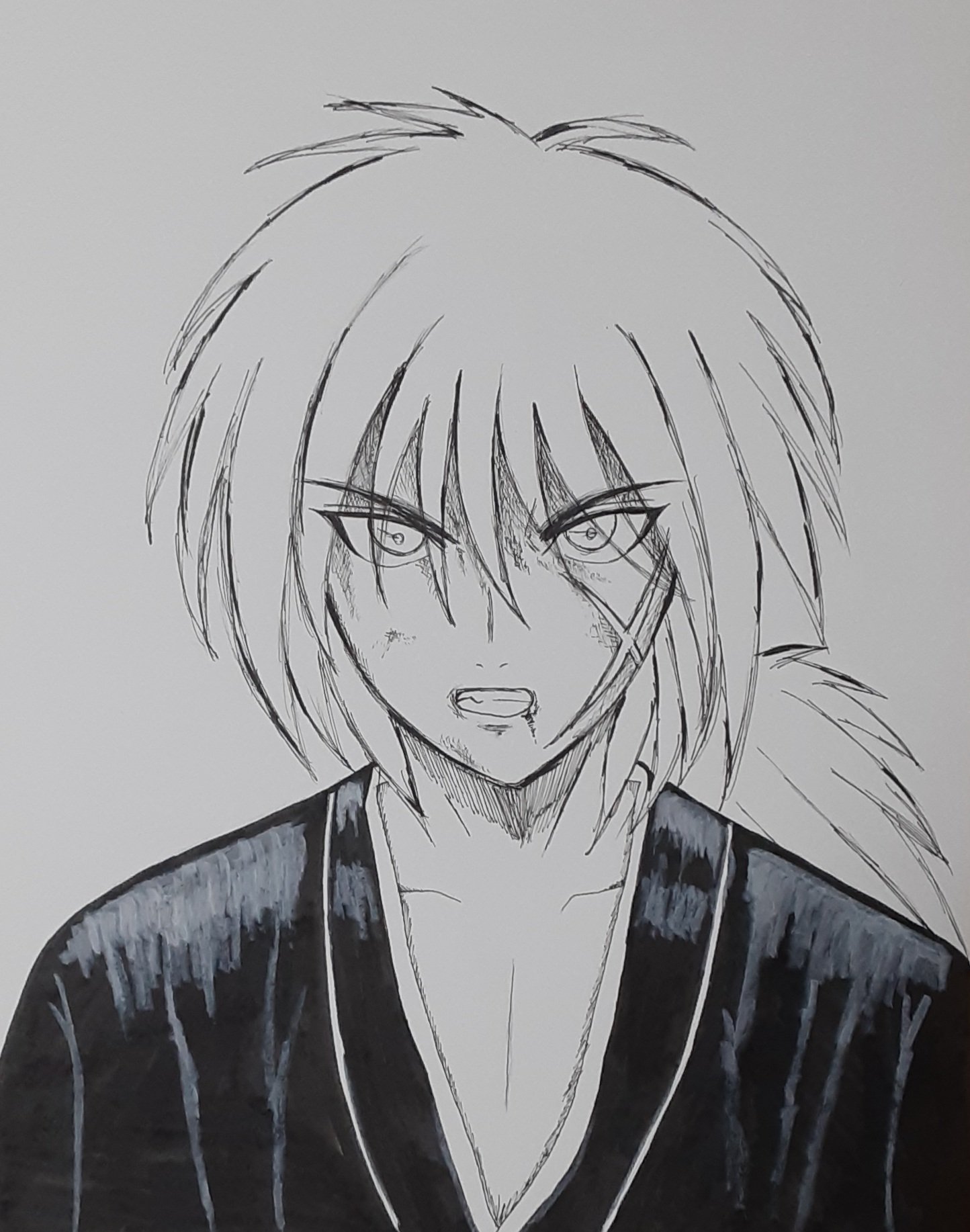 Twitter 上的 桜の麗 絵描きさんと繋がりたい イラスト好きさんと繋がりたい るろうに剣心 緋村剣心 剣心 イラスト 今回は模写ではない ただの落書きです 急に剣心が描きたくなったので T Co Y9zrvhlxdw Twitter