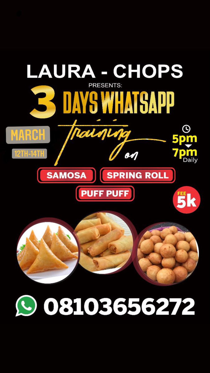 ChopsWarri's tweet photo. What are you Wating for before you register or our WhatsApp class https://t.co/1Yf62PWfxL