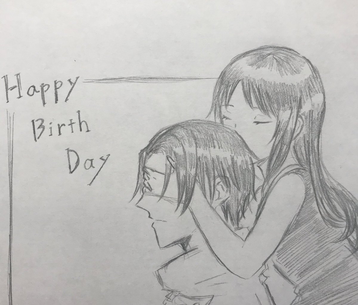 誕生日おめでとう!ずっと大好きだ!
昔あげた絵も一緒に…
 #乙骨憂太生誕祭2021
#乙骨憂太誕生祭2021 