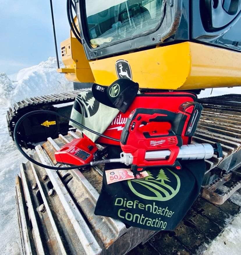 Diefenbacher Contracting (@dbachercntrctng) on Twitter photo GIVEAWAY!
To enter:
1.Follow <a href="/dbachercntrctng/">Diefenbacher Contracting</a>
2.Retweet this tweet
Winner will be drawn on March 20th.
What you will win:
✅Milwaukee cordless grease gun/battery/charger
✅Your choice of mesh back or flex fit cap
✅2 adult t-shirts
✅50$ CASH
✅A surprise item! GIVEAWAY!
To enter:
1.Follow <a href="/dbachercntrctng/">Diefenbacher Contracting</a>
2.Retweet this tweet
Winner will be drawn on March 20th.
What you will win:
✅Milwaukee cordless grease gun/battery/charger
✅Your choice of mesh back or flex fit cap
✅2 adult t-shirts
✅50$ CASH
✅A surprise item!