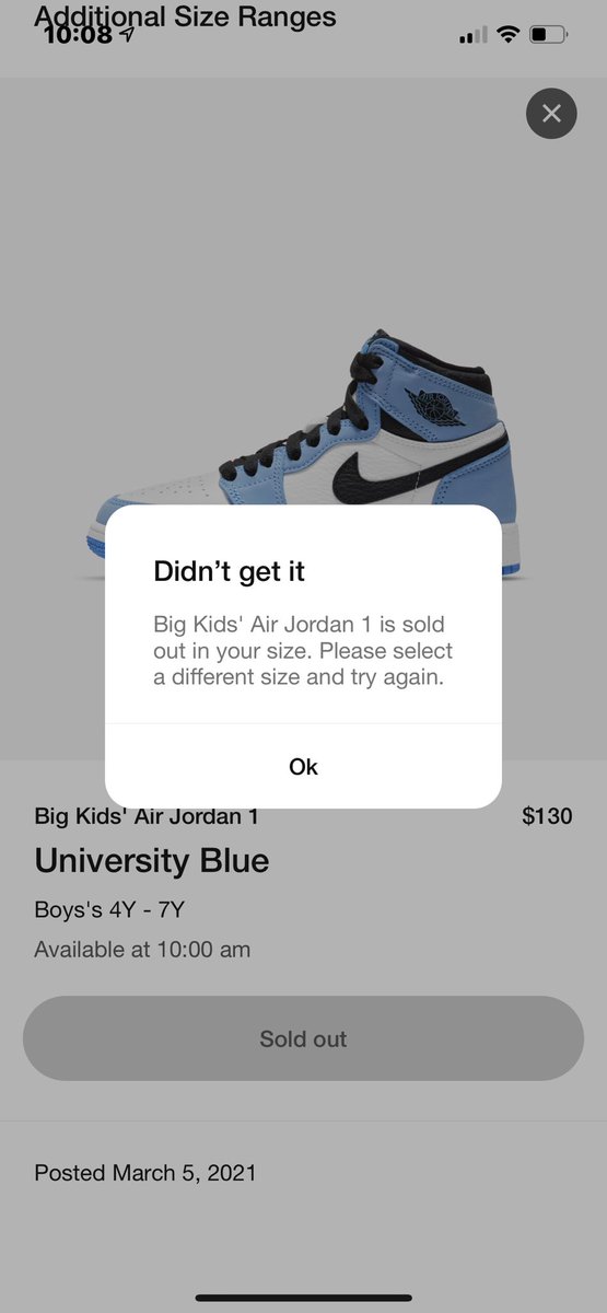 joshuaswilliams's tweet photo. @SNKRS_App I’m so done with #Nike & #NikeSnkrs app. It’s a sham! They are selling to the #bots #ShoeCompanies & screwing the Lil man that just wants the shoes. https://t.co/AFDviR3y4Q