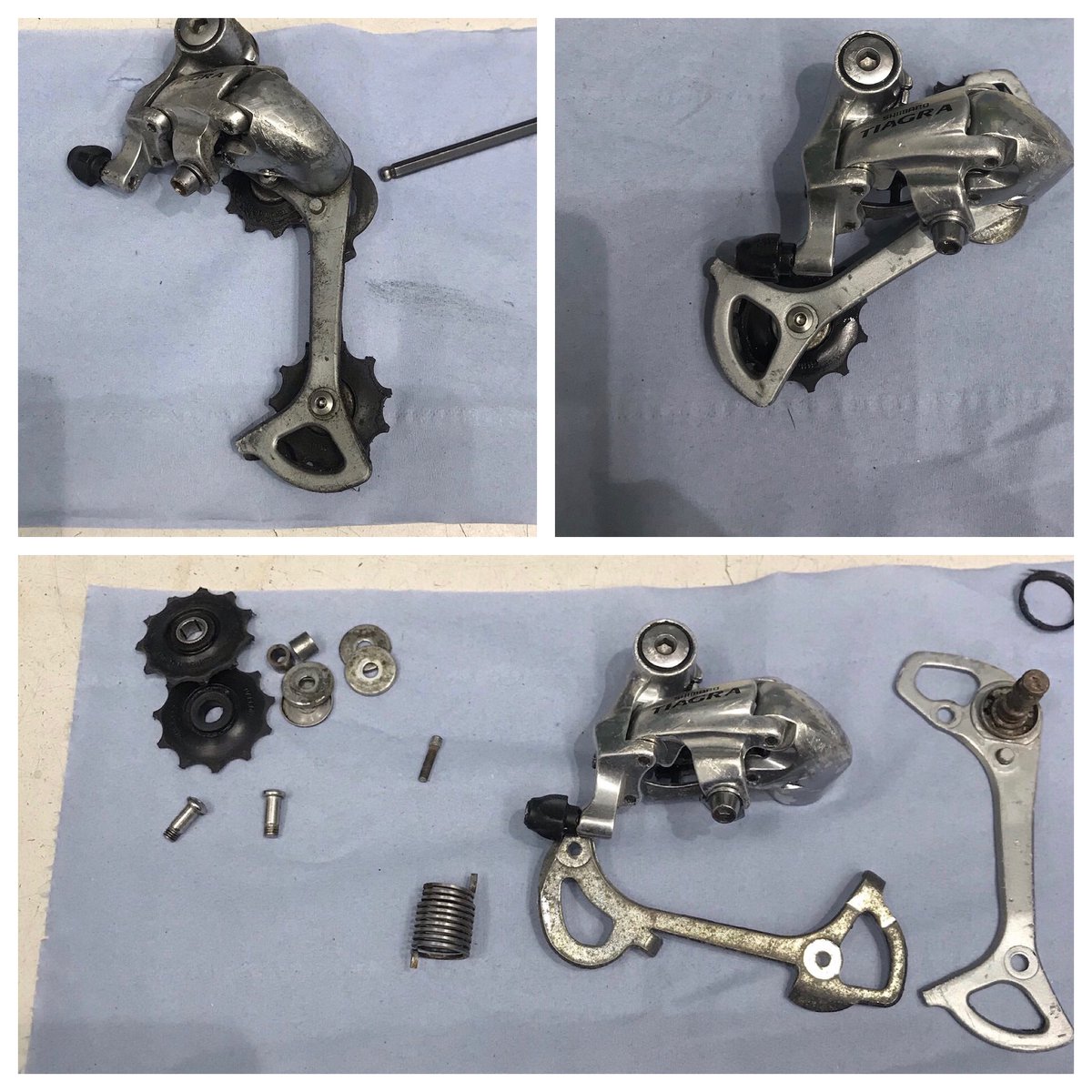 When we service your ride we don’t just stiff you for parts. Here the RD is seized. Plenty will just say replace it, but if we can we are going to break it down and make it good, enough. Here the pivot needed some love and now it’s back into some sort of shape. #balham #tooting