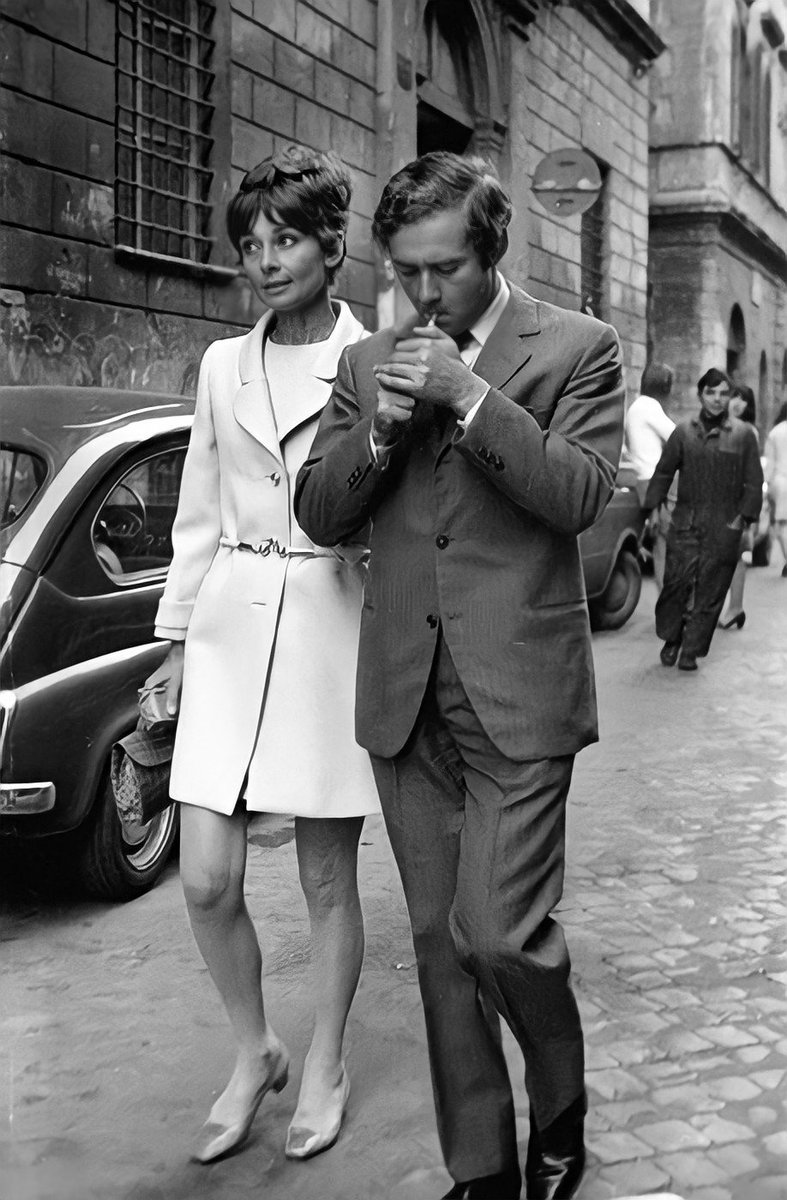 Audrey Hepburn Dotti photographed with ...