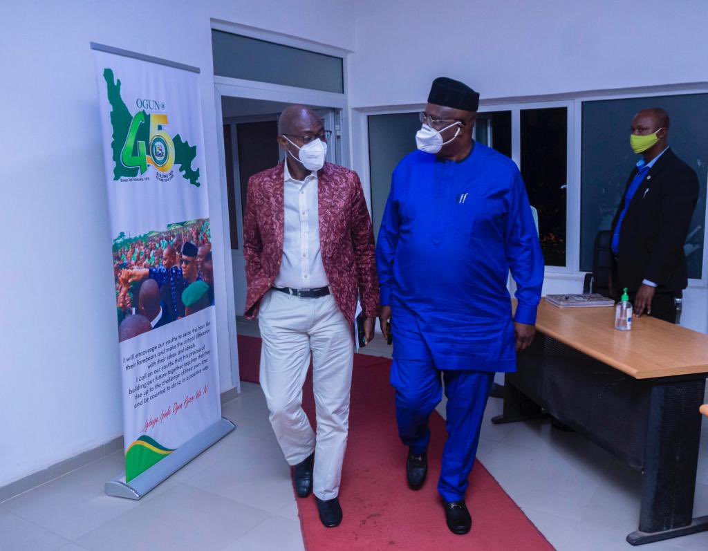 I saw everyone beautifully kitted in the locally produced adire attire. I am told all staffers are expected to wear this dresses made with this local fabric on Fridays. That is huge for the local tie and dye business in the state.