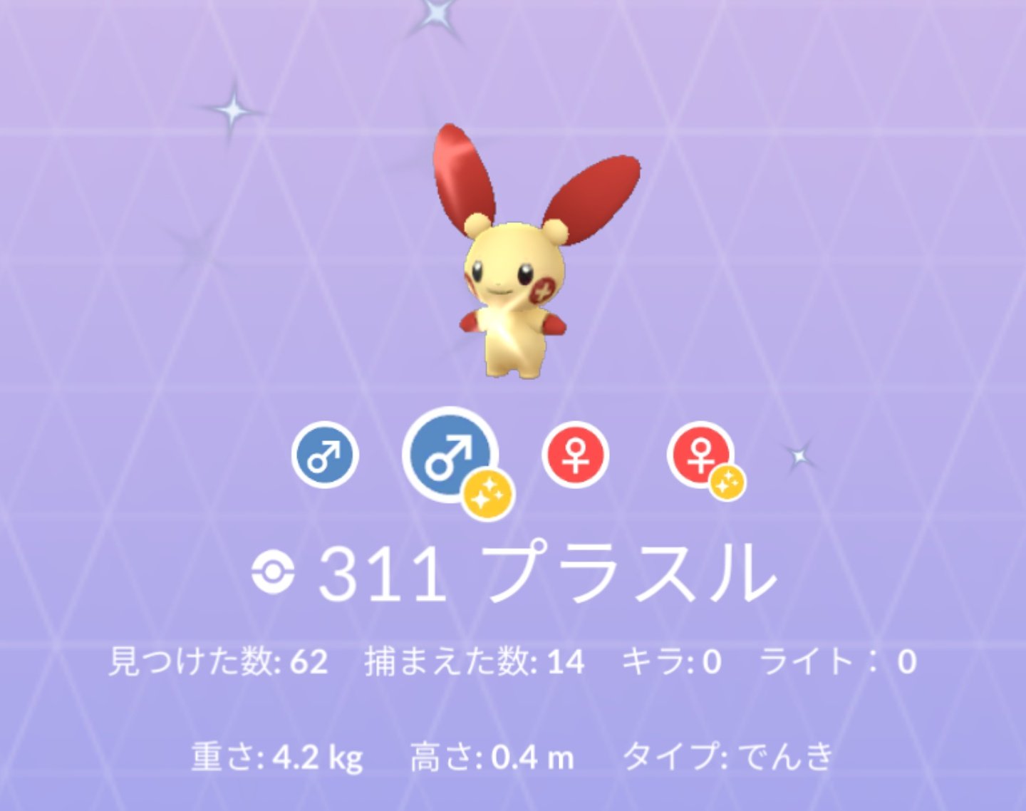 茶月兄チャマ さつきあにちゃま ポケモンgoでプラスルマイナンの色違いゲットしたけど マイナンの色違いに比べてプラスル地味すぎない 色違い見つけながらあやうくスルーするところだった T Co Td8jq4yh4i Twitter