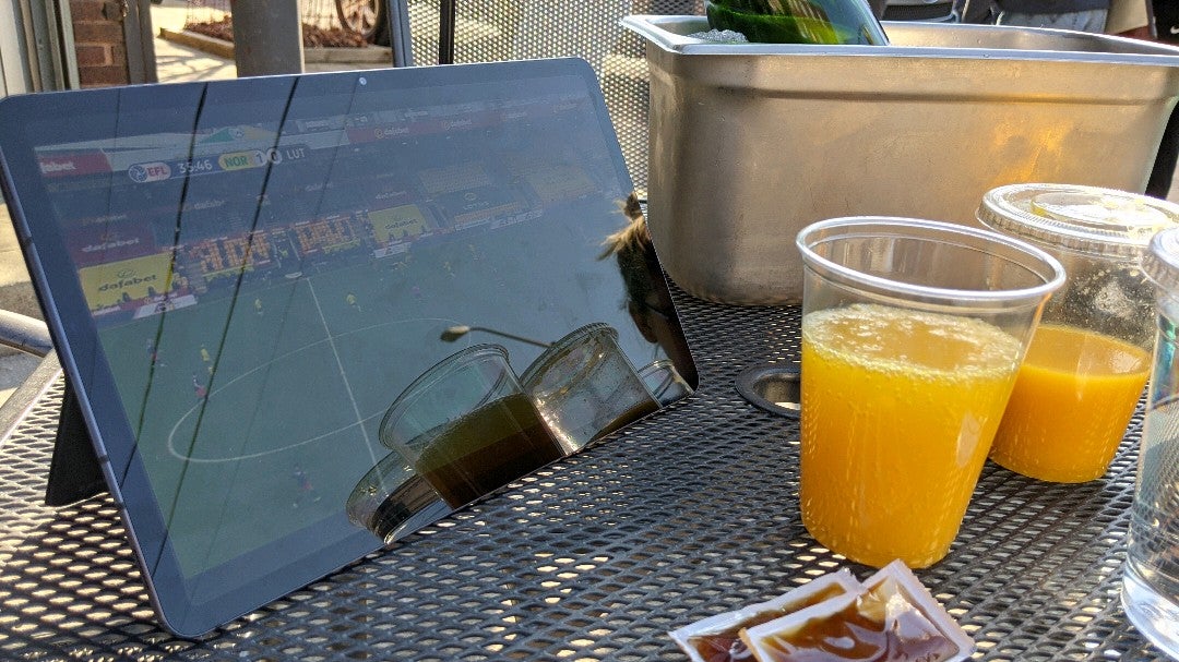 Now *this* is brunch #ncfc 🔰 (at <a href="/HappyGillis/">Happy Gillis</a> Cafe &amp; Hangout in Kansas City, MO) swarmapp.com/c/bq5rjoZHL3x