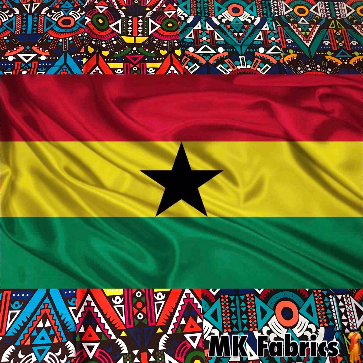 Happy6️⃣4️⃣th Birthday🥳Ghana🇬🇭
Happy Independence Day Lovely Emptors, together let’s celebrate our Liberty🗽& remember there’s Vigour in Unity
It’s #wearghanamonth, grab all your Unique Prints from @mk_fabrics 
#HappyIndependenceDayGhana
#mkfabrics
#getstyledinyourfavouritefabrics