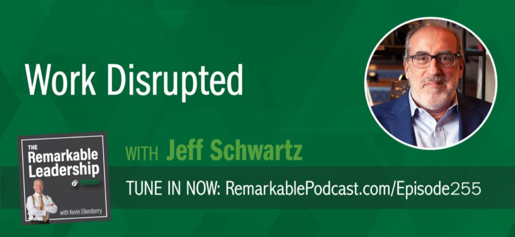 DeloitteHC's tweet photo. Interested in AI in the workplace, the need for new mental maps, and the Future of Work? @JL_Schwartz discusses insights from his new book #WorkDisrupted on this episode of The Remarkable Leader. https://t.co/sMizC9F4U9 https://t.co/PO0fYUL3GL