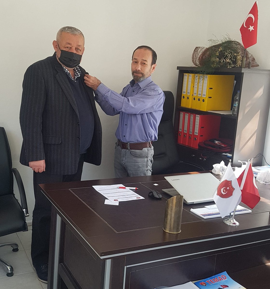Temad Kahramanmaraş şubemizin yeni üyesi Sayın Yüksel ÖZTÜRK abimiz ailene hoş geldin.