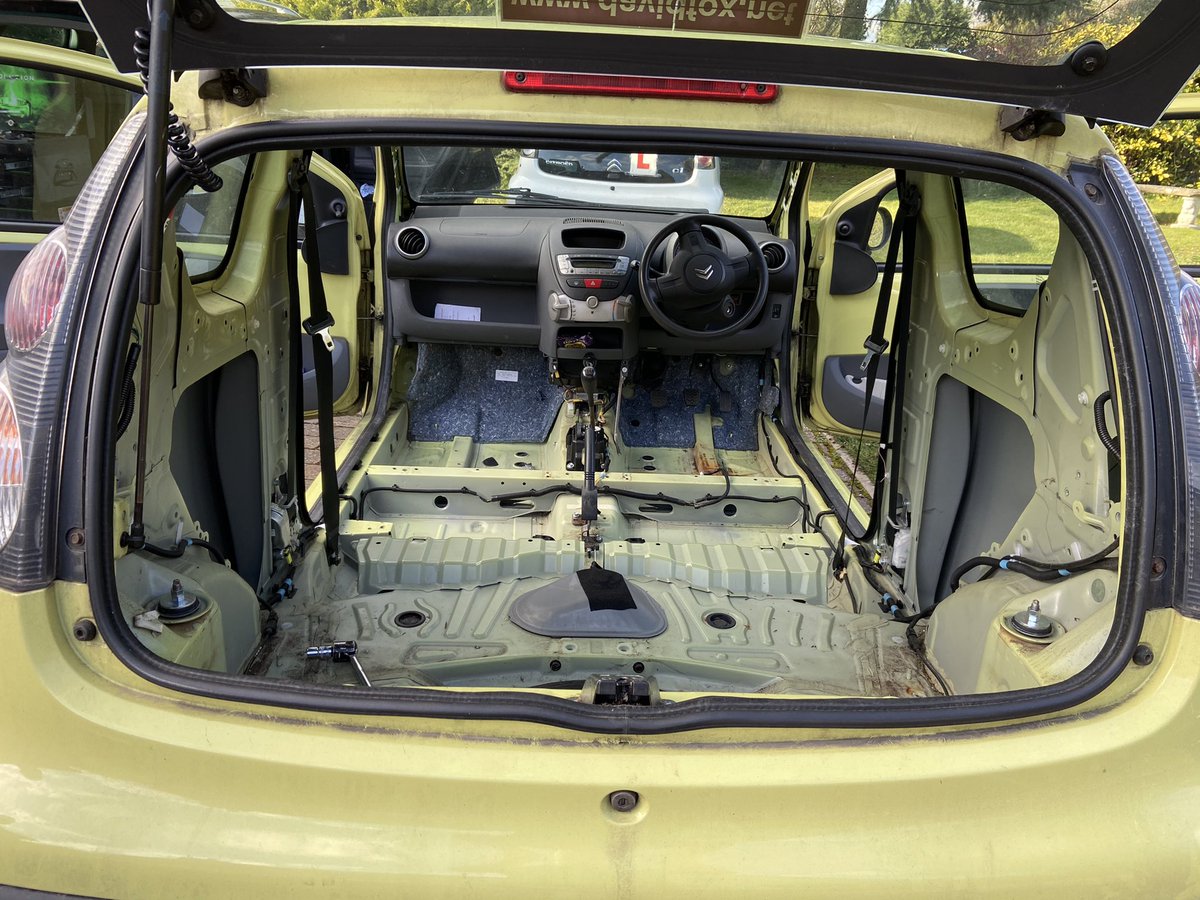 The C1 rollcage has arrived along with all of the control parts, new shocks, springs and various bushes etc. A bit of stripping out has now started so we can get the cage fitted in the next couple of weeks.