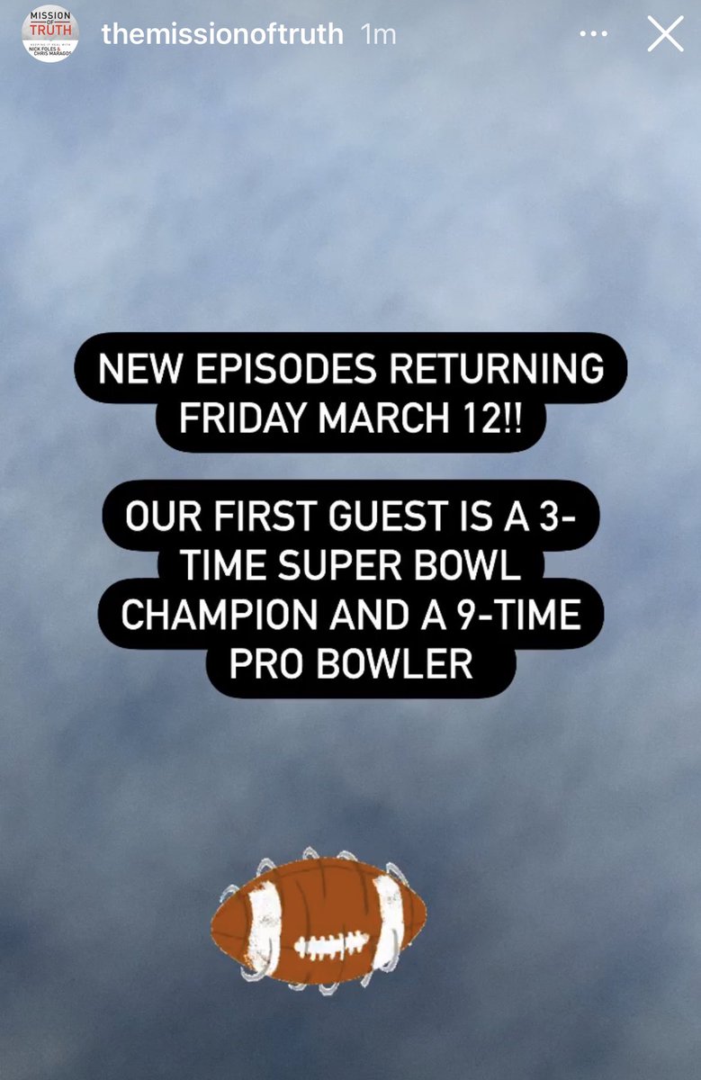 The Mission of Truth Podcast (@moft_podcast) on Twitter photo New episodes returning Friday March 11!! <a href="/NickFoles/">Nick Foles</a> <a href="/ChrisMaragos/">Chris Maragos</a>
Subscribe 👇
podcasts.apple.com/us/podcast/mis… New episodes returning Friday March 11!! <a href="/NickFoles/">Nick Foles</a> <a href="/ChrisMaragos/">Chris Maragos</a>
Subscribe 👇
podcasts.apple.com/us/podcast/mis…
