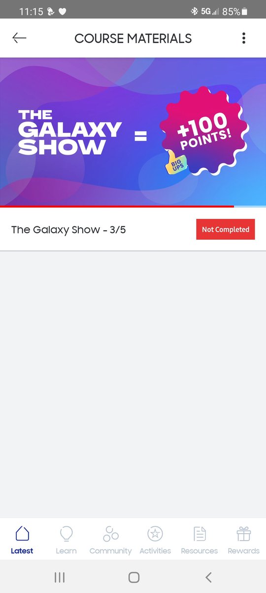 Carms_____'s tweet photo. Don't miss out!! Watch #TheGalaxyShow on #SamsungElite and earn 100 points!! 🤩 Tell your team about this easy way to learn and earn points and get freebies! It's a win win for everyone! #SamsungPro https://t.co/lm0XR7b4xn