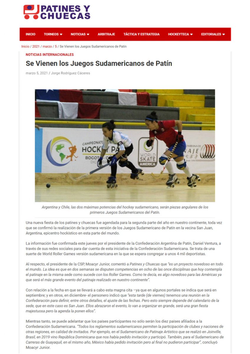 confsudapatin's tweet photo. I JUEGOS SUDAMERICANOS DE DEPORTES SOBRE RUEDAS, SAN JUAN 2021
 https://t.co/EQVVZBoxed https://t.co/xq0eucjpVH